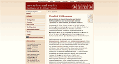 Desktop Screenshot of biene.menschenundrechte.de