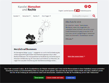 Tablet Screenshot of menschenundrechte.de
